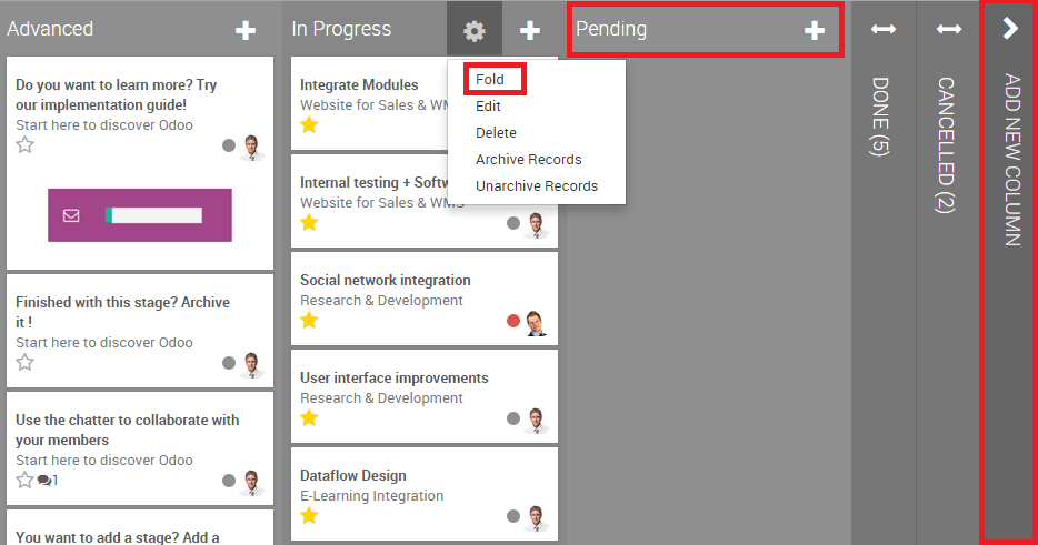 Odoo CMS - a big picture